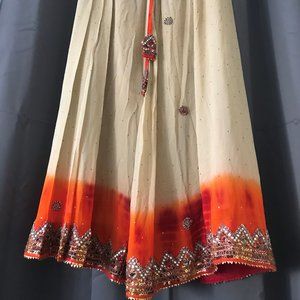 beaded boho gypsy skirt